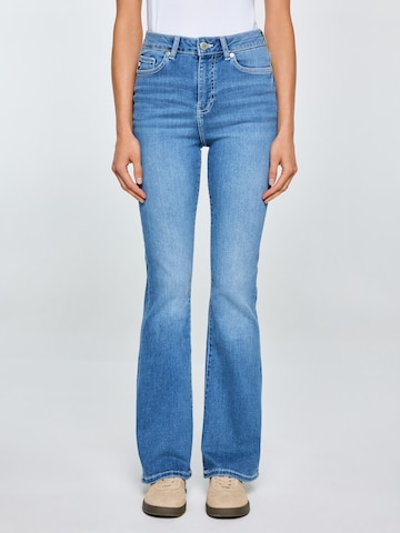 BIG STAR Flared Jeans 'Clara' in Blauw: voorkant