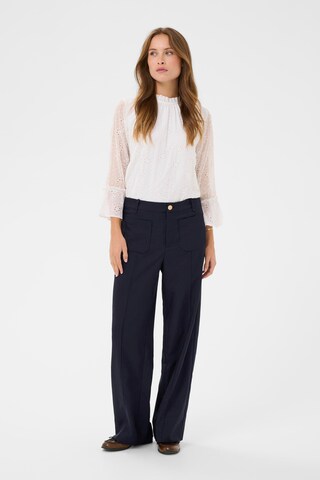 Wide Leg Pantalon 'OonaSZ' SAINT TROPEZ en bleu