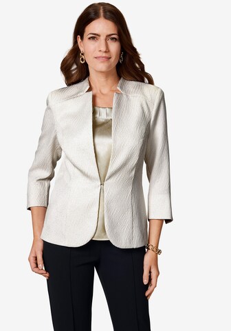 HERMANN LANGE Collection Blazer in White: front