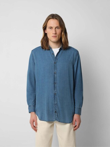 Scalpers Regular fit Button Up Shirt 'Ralph' in Blue: front