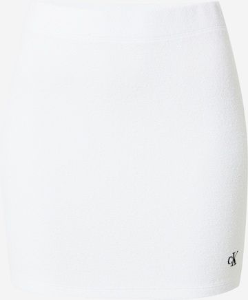 Calvin Klein Jeans Юбка в Белый: спереди