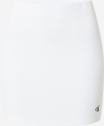 Calvin Klein Jeans Skirt in White: front