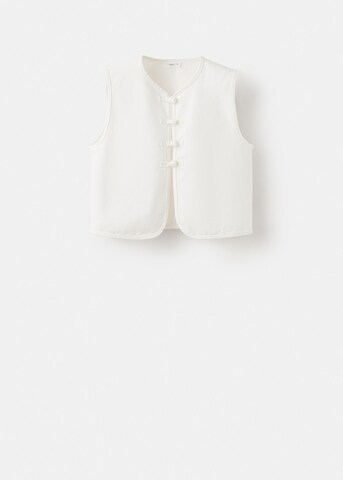 MANGO TEEN Vest 'Aiko' in White