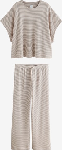 Next Домашний костюм в Коричневый: спереди