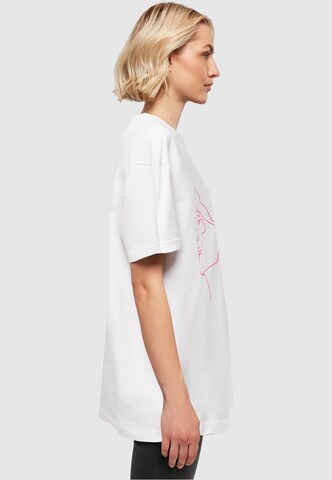 Mister Tee Shirt 'One Line' in Wit