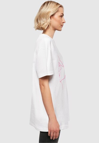 T-shirt 'One Line' Mister Tee en blanc