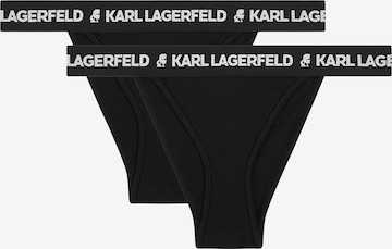 Karl Lagerfeld Slip in Schwarz: predná strana