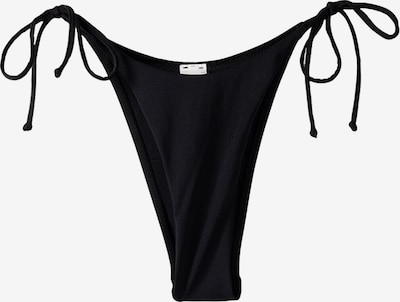 Bershka Bas de bikini en noir, Vue avec produit