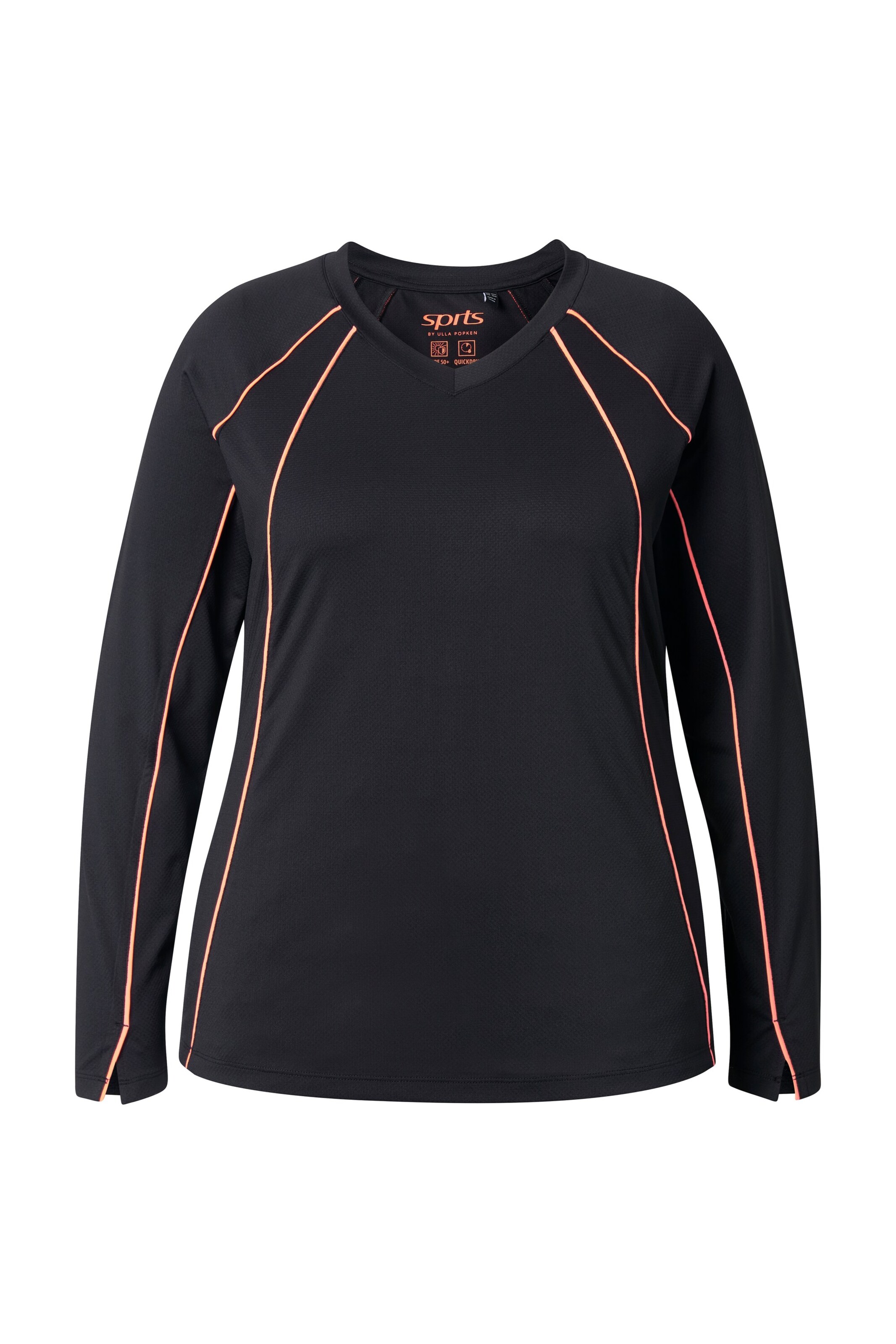 Ulla Popken Shirt in Black: front