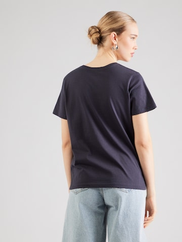 WRANGLER Μπλουζάκι 'SIGN OFF' σε μπλε: πίσω