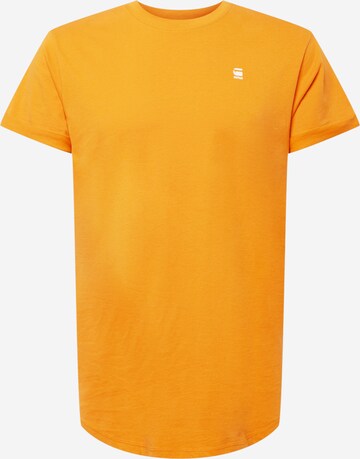 G-Star RAW Тениска 'Lash' в оранжево: отпред