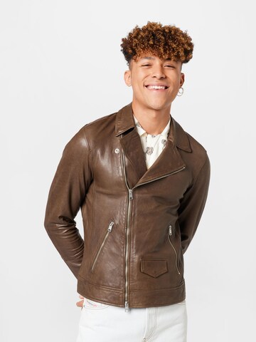 AllSaints Between-season jacket 'Rio' in Brown: front