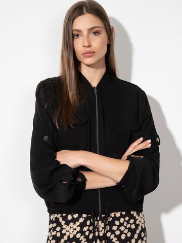 MORE & MORE Between-Season Jacket in Black: front