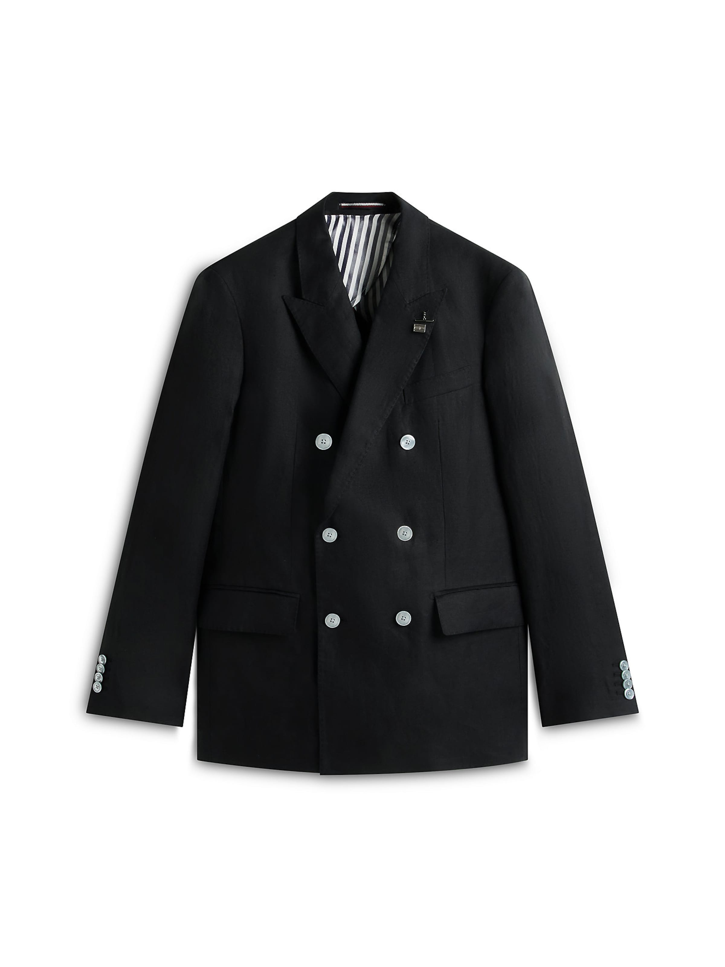 TOMMY HILFIGER Regular fit Colbert in Zwart: voorkant