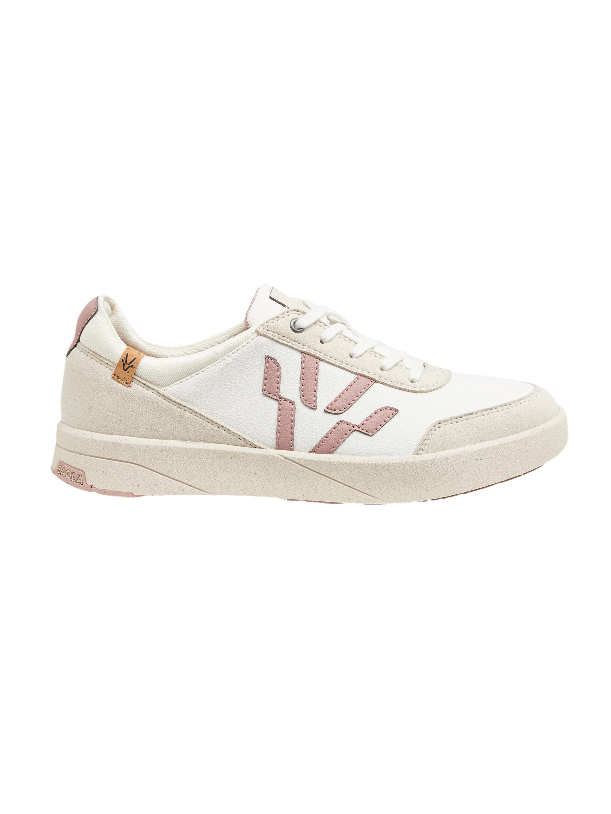 SAOLA Schnürschuh 'Cali W White Rose'‌‌‌‌‌‌‌‌‌ in Pink: Vorderseite