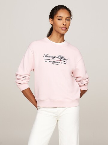 TOMMY HILFIGER Sweatshirt in Pink: Vorderseite