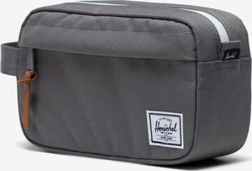 Herschel Toiletry Bag in Grey: front