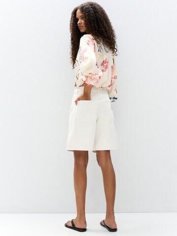 Loosefit Jean 'PACIFIC SARDINAS' Pull&Bear en blanc