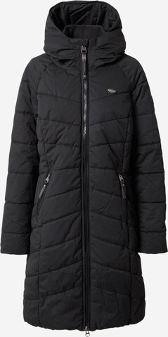 Manteau fonctionnel 'Dizzie' Ragwear en noir : devant