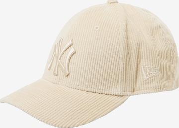 NEW ERA Cap '9FORTY MLB New York Yankees' in Beige: front