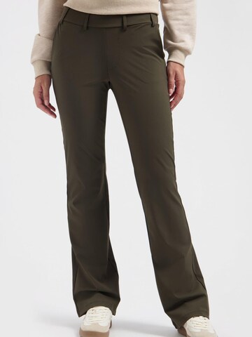 Lady Day Regular Trousers 'Lady Day Poppy deep forest' in Green: front