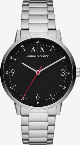 ARMANI EXCHANGE Uhr in Silber: predná strana
