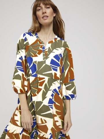 Robe-chemise TOM TAILOR en vert