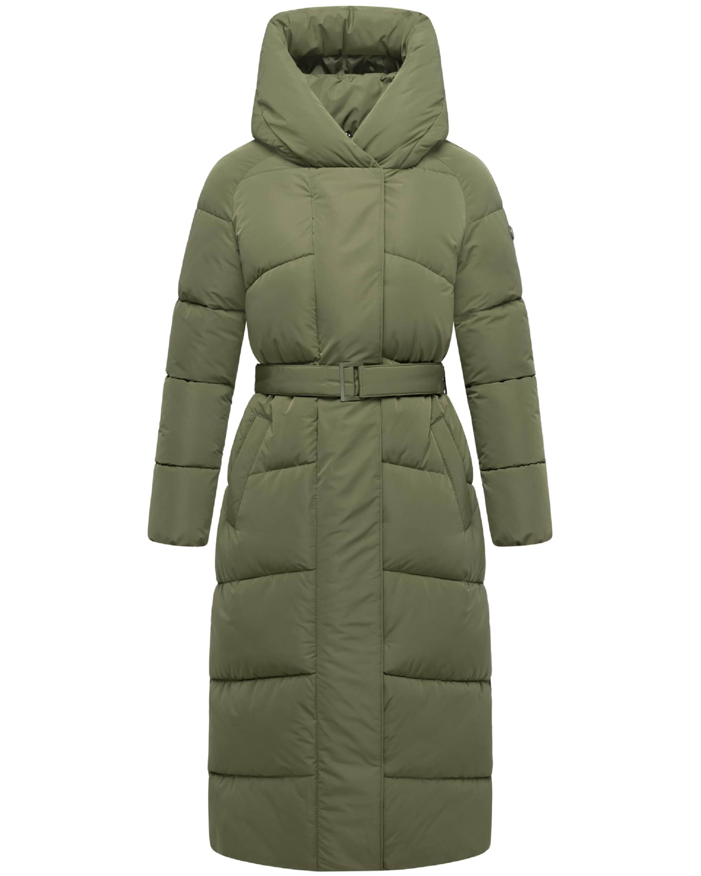 NAVAHOO Зимнее пальто 'Eisblick 14' в Зеленый: спереди