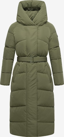 Cappotto invernale 'Eisblick 14' di NAVAHOO in verde: frontale