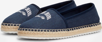 mėlyna Tommy Jeans Espadrilės 'VARSITY'