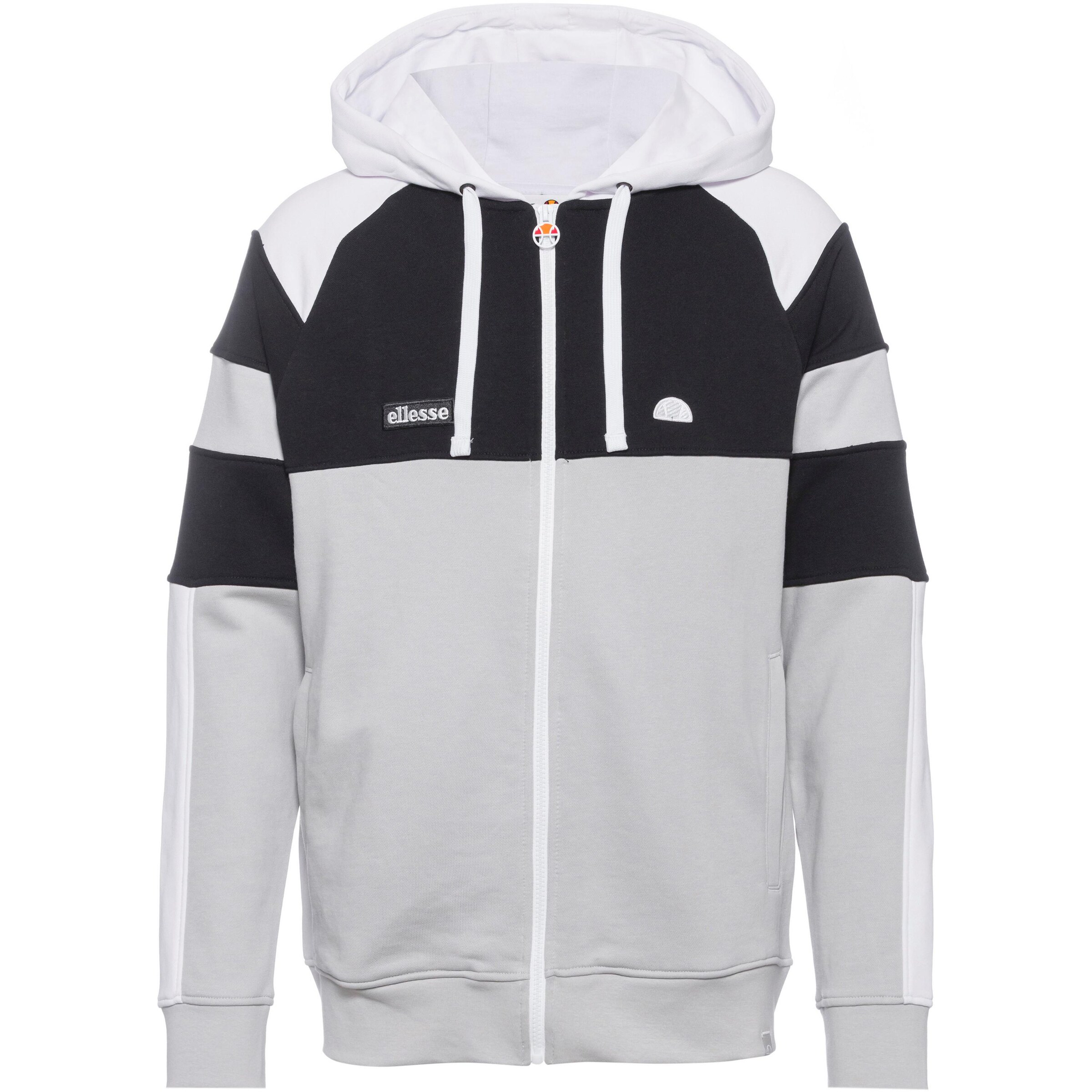 ELLESSE Zip-Up Hoodie in Grey: front