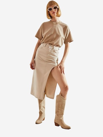 Jupe 'Röcke' Bianco Lucci en beige