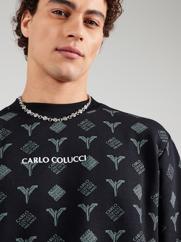 Carlo Colucci Sweatshirt 'Faistnauer' i svart