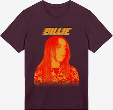 F4NT4STIC Shirt 'Billie Eilish Portrait' in Brown: front