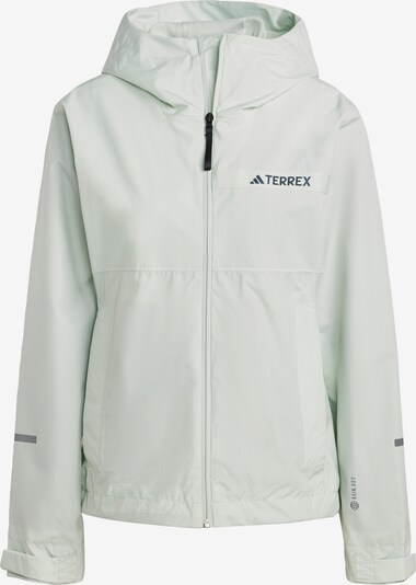 ADIDAS TERREX Outdoor jakna u siva / pastelno zelena / crna, Pregled proizvoda
