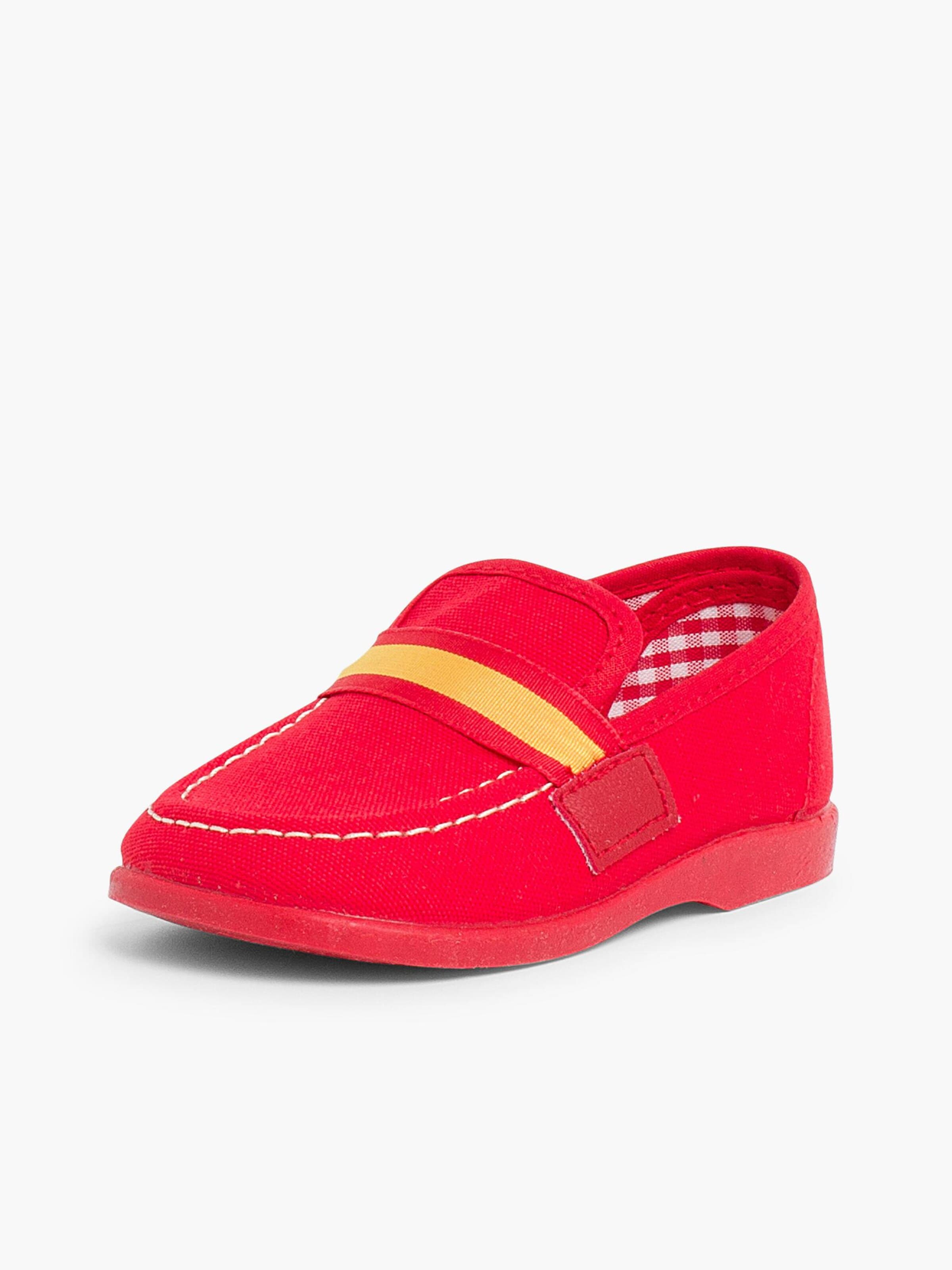 Pisamonas Lage schoen in Rood: voorkant