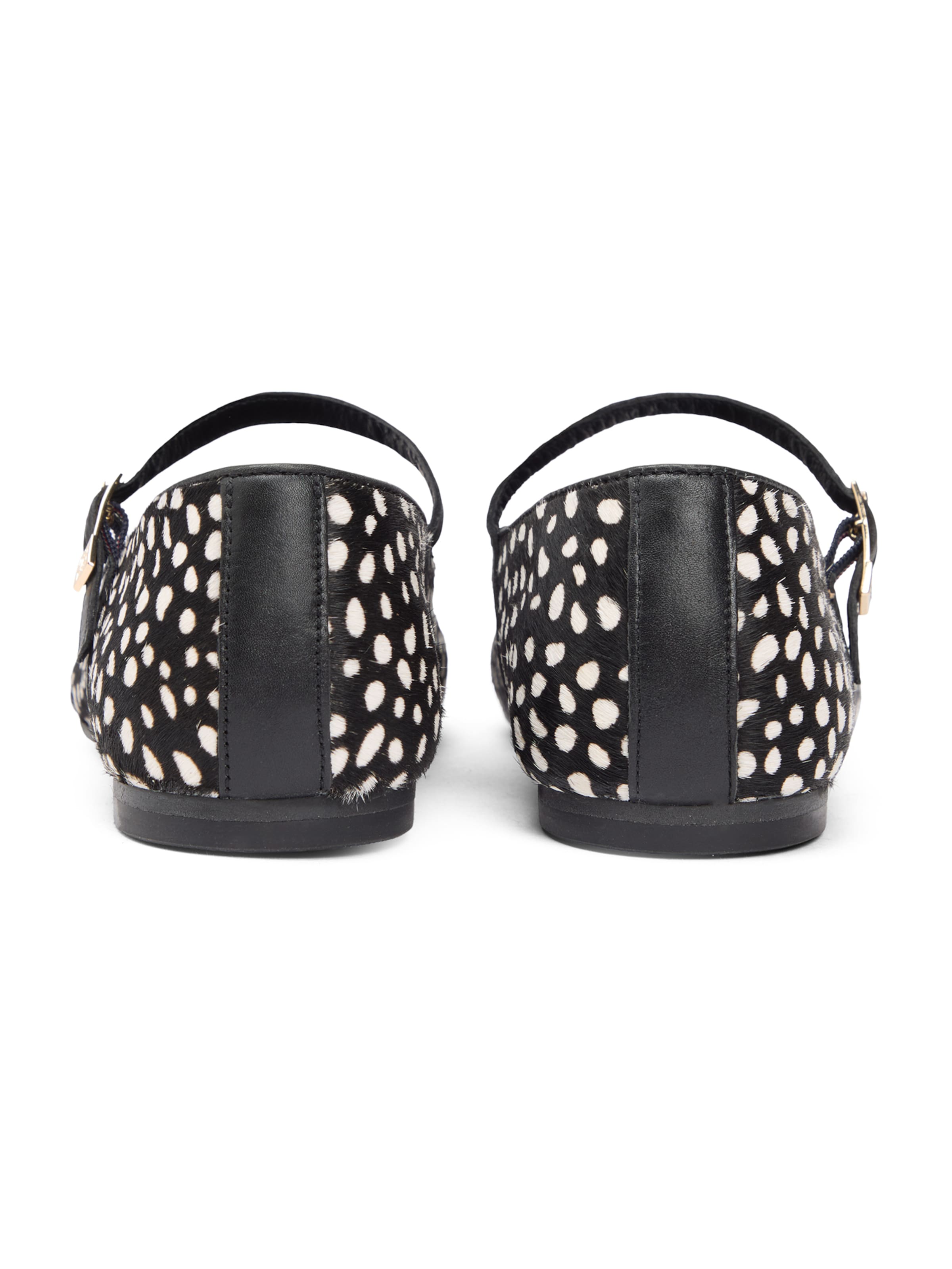 TOMMY HILFIGER Балетки с ремешком в Черный