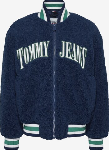 Tommy Jeans Jacke 'Letterman' in Blau: predná strana