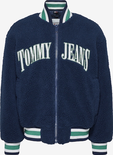 Tommy Jeans Between-Season Jacket 'Letterman' in marine blue / Emerald / White, Item view