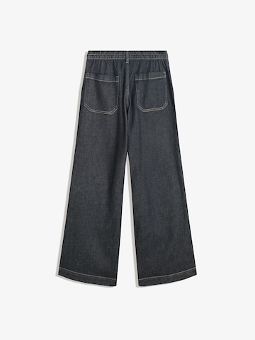 Bershka Wide leg Jeans in Blue
