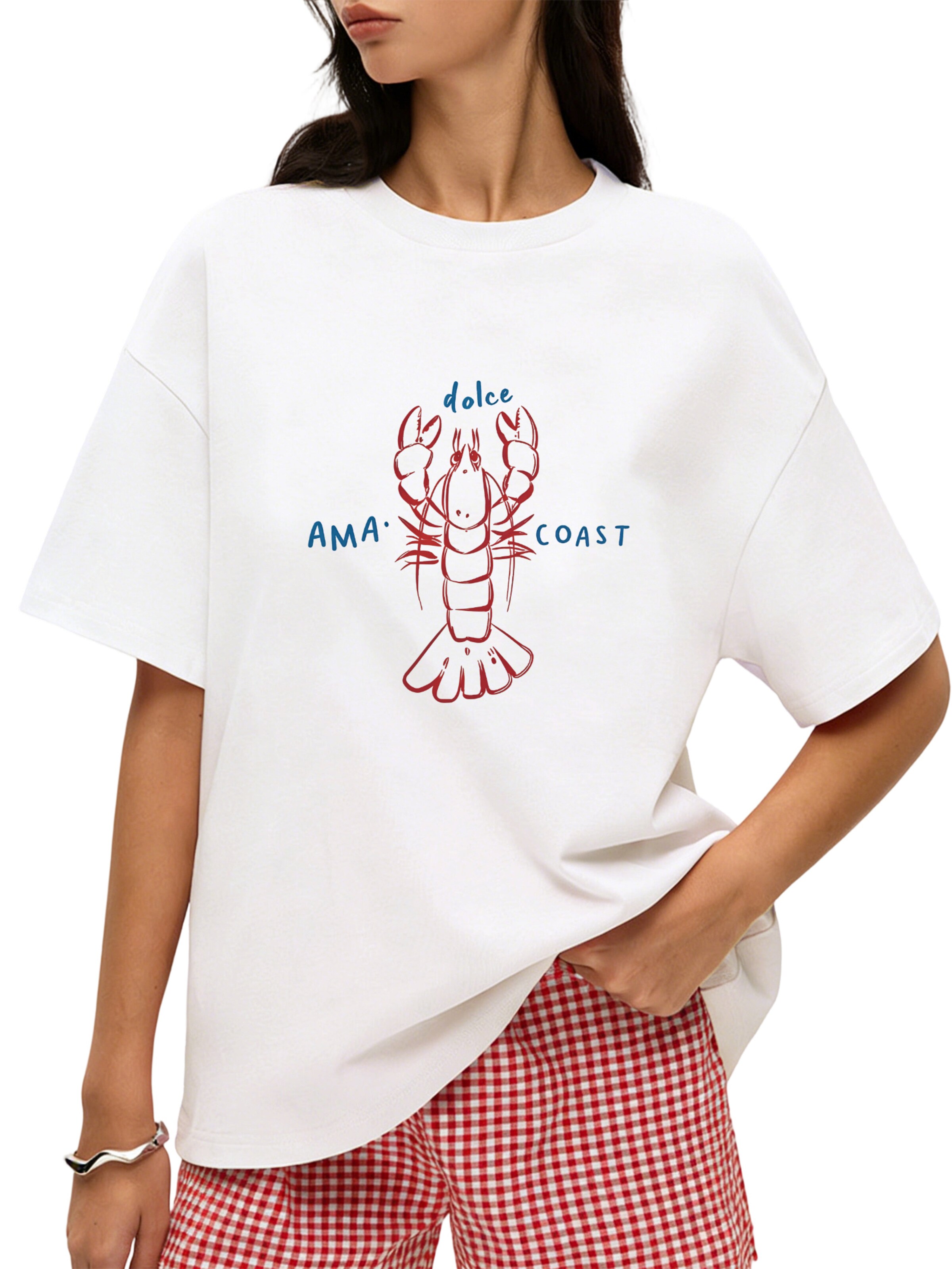 T-shirt GORHEY en blanc : devant