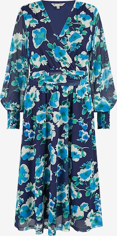 Yumi Kleid in Blau: Vorderseite