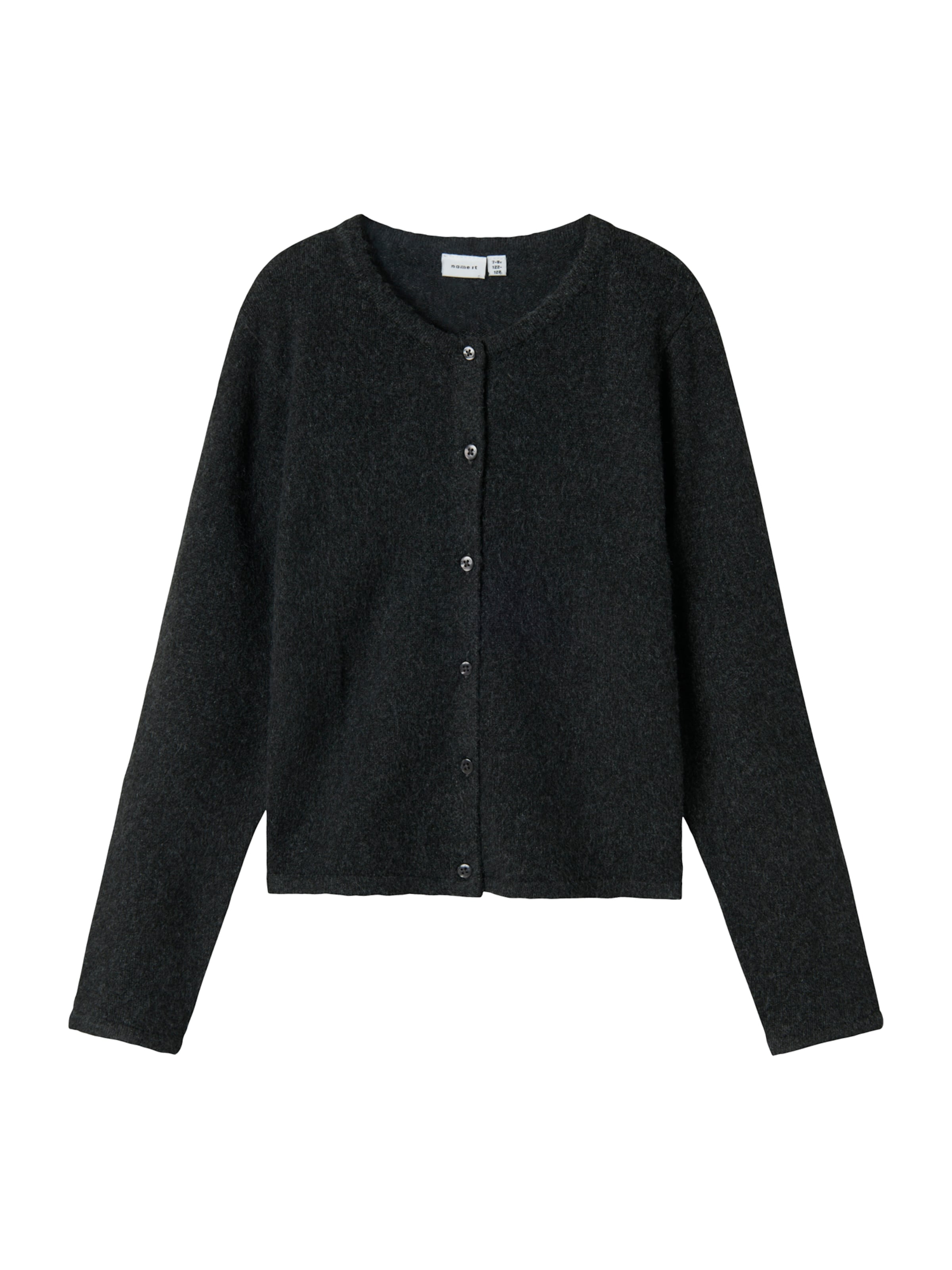 NAME IT Neuletakki &#x27;NKFSaluna&#x27; värissä harmaa: etupuoli