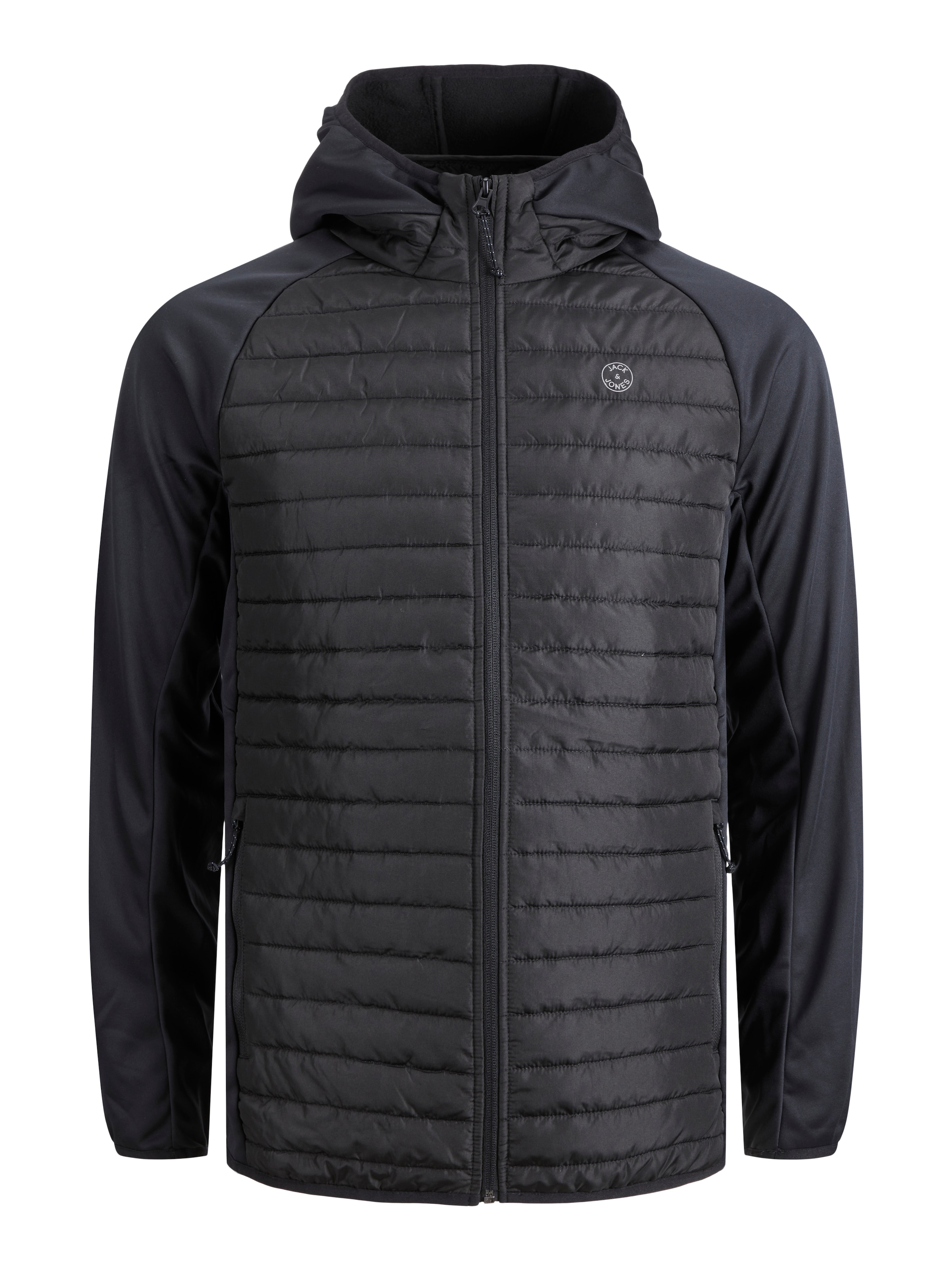 JACK & JONES Between-Season Jacket in Black: front