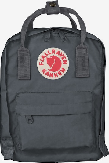 Fjällräven Rucksack 'Kanken' in One Size in anthrazit / rot / weiß, Produktansicht