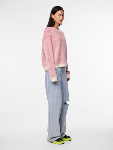 PIECES Sweater 'PCKarmen' in Pink