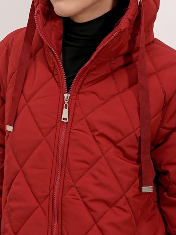 Manteau mi-saison Bigdart en rouge