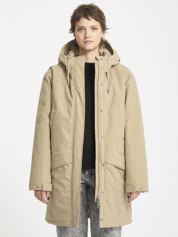 Volcom Winter parka in Beige: front