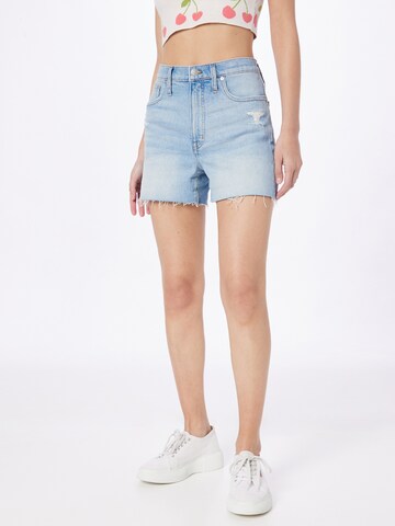 Madewell Regular Shorts in Blau: predná strana