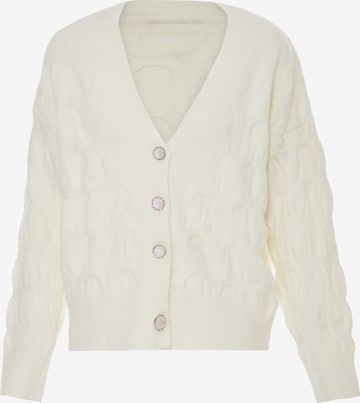 Cardigan CARNEA en blanc : devant